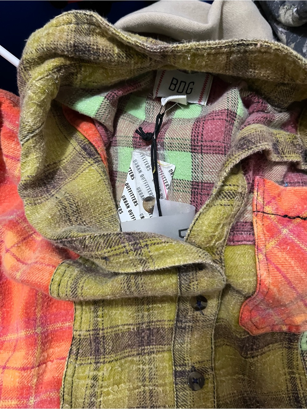 UO BDG Robbie flannel button down shirt - Picture 2 of 6